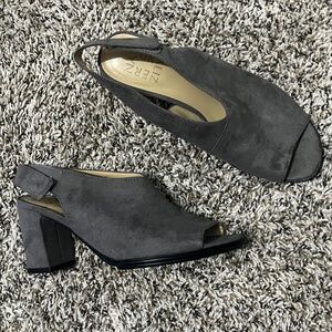 Naturalizer Open Toe Heeled Boot